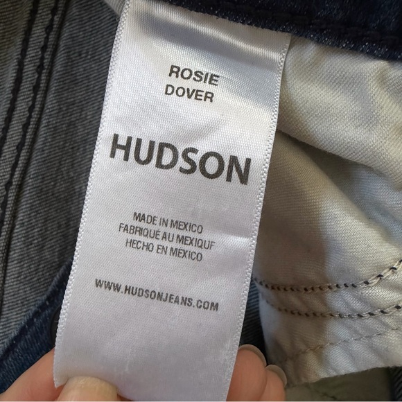 Hudson Jeans Dark Blue Flare & Wide Leg - Picture 3 of 9